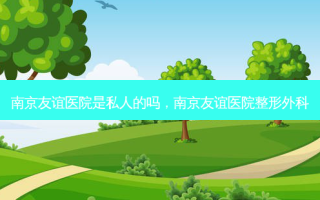 南京友谊医院是私人的吗，南京友谊医院整形外科