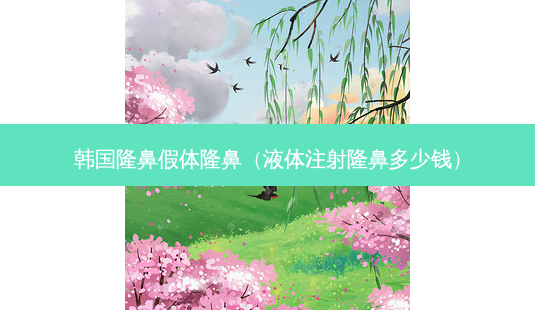 韩国隆鼻假体隆鼻(液体注射隆鼻多少钱)-第1张图片-美选资讯网 韩国隆鼻假体隆鼻(液体注射隆鼻多少钱)-第1张图片-美选资讯网