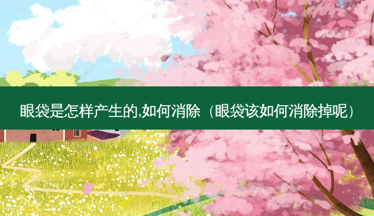 眼袋是怎样产生的,如何消除(眼袋该如何消除掉呢)-第1张图片-美选资讯网 眼袋是怎样产生的,如何消除(眼袋该如何消除掉呢)-第1张图片-美选资讯网