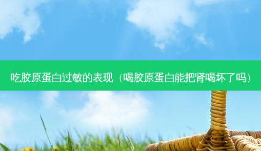 吃胶原蛋白过敏的表现(喝胶原蛋白能把肾喝坏了吗)-第1张图片-美选资讯网 吃胶原蛋白过敏的表现(喝胶原蛋白能把肾喝坏了吗)-第1张图片-美选资讯网
