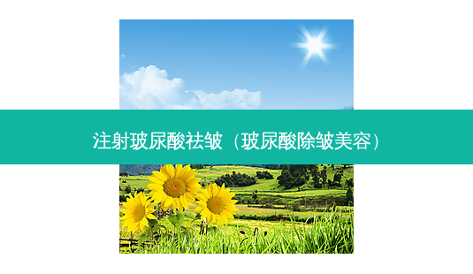 注射玻尿酸祛皱(玻尿酸除皱美容)-第1张图片-美选资讯网 注射玻尿酸祛皱(玻尿酸除皱美容)-第1张图片-美选资讯网