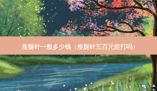 瘦腿针一般多少钱(瘦腿针五百元能打吗)-第1张图片-美选资讯网 瘦腿针一般多少钱(瘦腿针五百元能打吗)-第1张图片-美选资讯网