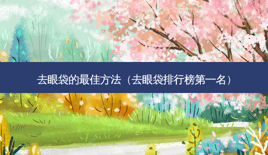 去眼袋的佳 *** (去眼袋排行榜第一名)-第1张图片-美选资讯网 去眼袋的佳 *** (去眼袋排行榜第一名)-第1张图片-美选资讯网