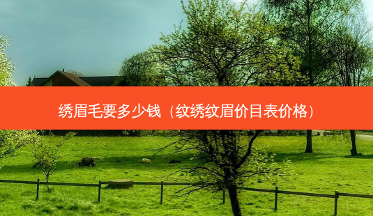 绣眉毛要多少钱(纹绣纹眉价目表价格)-第1张图片-美选资讯网 绣眉毛要多少钱(纹绣纹眉价目表价格)-第1张图片-美选资讯网