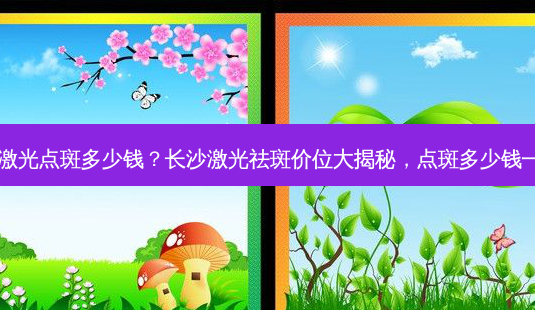 长沙激光点斑多少钱?长沙激光祛斑价位大揭秘,点斑多少钱一次?-第1张图片-美选资讯网 长沙激光点斑多少钱?长沙激光祛斑价位大揭秘,点斑多少钱一次?-第1张图片-美选资讯网