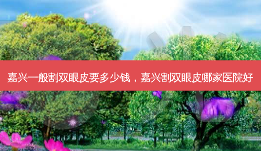 嘉兴一般割双眼皮要多少钱,嘉兴割双眼皮哪家医院好-第1张图片-美选资讯网 嘉兴一般割双眼皮要多少钱,嘉兴割双眼皮哪家医院好-第1张图片-美选资讯网
