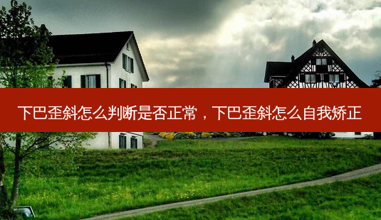 下巴歪斜怎么判断是否正常,下巴歪斜怎么自我矫正-第1张图片-美选资讯网 下巴歪斜怎么判断是否正常,下巴歪斜怎么自我矫正-第1张图片-美选资讯网