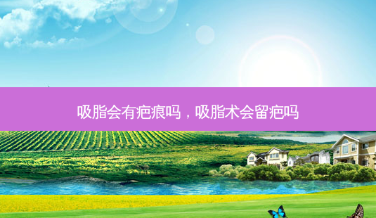 吸脂会有疤痕吗,吸脂术会留疤吗-第1张图片-美选资讯网 吸脂会有疤痕吗,吸脂术会留疤吗-第1张图片-美选资讯网