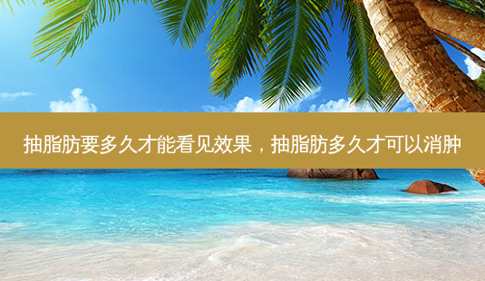 抽脂肪要多久才能看见效果,抽脂肪多久才可以消肿-第1张图片-美选资讯网 抽脂肪要多久才能看见效果,抽脂肪多久才可以消肿-第1张图片-美选资讯网