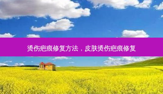 烫伤疤痕修复 *** ,皮肤烫伤疤痕修复-第1张图片-美选资讯网 烫伤疤痕修复 *** ,皮肤烫伤疤痕修复-第1张图片-美选资讯网