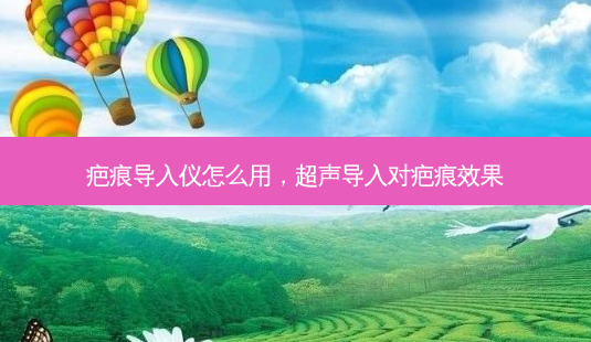 疤痕导入仪怎么用,超声导入对疤痕效果-第1张图片-美选资讯网 疤痕导入仪怎么用,超声导入对疤痕效果-第1张图片-美选资讯网