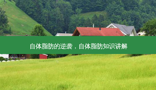 自体脂肪的逆袭,自体脂肪知识讲解-第1张图片-美选资讯网 自体脂肪的逆袭,自体脂肪知识讲解-第1张图片-美选资讯网