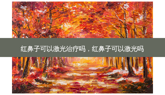 红鼻子可以激光治疗吗,红鼻子可以激光吗-第1张图片-美选资讯网 红鼻子可以激光治疗吗,红鼻子可以激光吗-第1张图片-美选资讯网