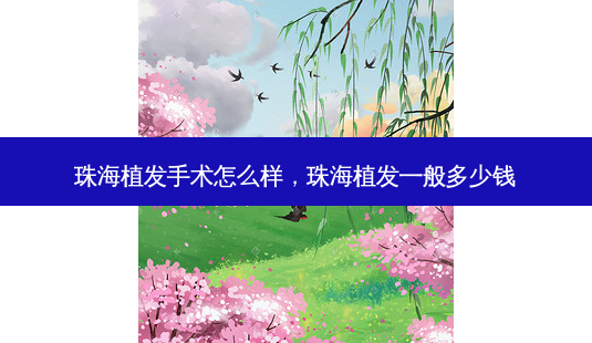 珠海植发手术怎么样,珠海植发一般多少钱-第1张图片-美选资讯网 珠海植发手术怎么样,珠海植发一般多少钱-第1张图片-美选资讯网