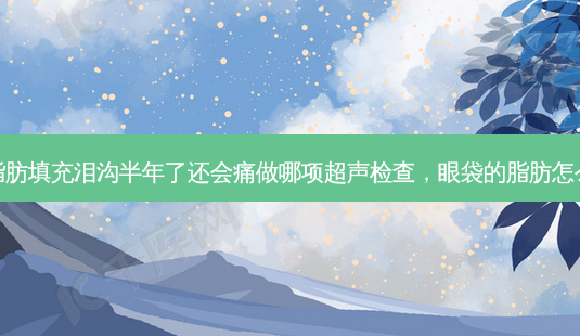 眼袋的脂肪填充泪沟半年了还会痛做哪项超声检查,眼袋的脂肪怎么代谢掉-第1张图片-美选资讯网 眼袋的脂肪填充泪沟半年了还会痛做哪项超声检查,眼袋的脂肪怎么代谢掉-第1张图片-美选资讯网