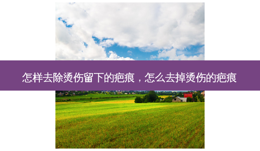 怎样去除烫伤留下的疤痕,怎么去掉烫伤的疤痕-第1张图片-美选资讯网 怎样去除烫伤留下的疤痕,怎么去掉烫伤的疤痕-第1张图片-美选资讯网