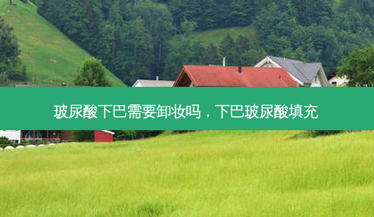 玻尿酸下巴需要卸妆吗,下巴玻尿酸填充-第1张图片-美选资讯网 玻尿酸下巴需要卸妆吗,下巴玻尿酸填充-第1张图片-美选资讯网