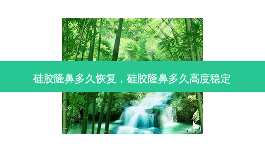 硅胶隆鼻多久恢复,硅胶隆鼻多久高度稳定-第1张图片-美选资讯网 硅胶隆鼻多久恢复,硅胶隆鼻多久高度稳定-第1张图片-美选资讯网