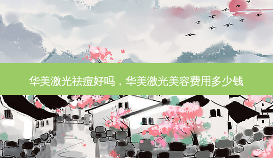华美激光祛痘好吗,华美激光美容费用多少钱-第1张图片-美选资讯网 华美激光祛痘好吗,华美激光美容费用多少钱-第1张图片-美选资讯网