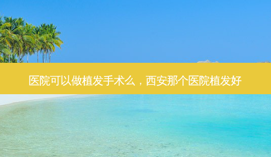 医院可以做植发手术么,西安那个医院植发好-第1张图片-美选资讯网 医院可以做植发手术么,西安那个医院植发好-第1张图片-美选资讯网