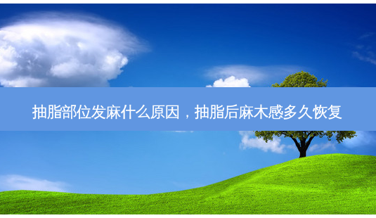 抽脂部位发麻什么原因,抽脂后麻木感多久恢复-第1张图片-美选资讯网 抽脂部位发麻什么原因,抽脂后麻木感多久恢复-第1张图片-美选资讯网