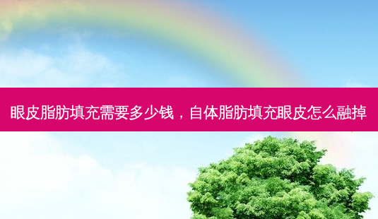 眼皮脂肪填充需要多少钱,自体脂肪填充眼皮怎么融掉-第1张图片-美选资讯网 眼皮脂肪填充需要多少钱,自体脂肪填充眼皮怎么融掉-第1张图片-美选资讯网