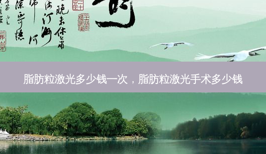 脂肪粒激光多少钱一次,脂肪粒激光手术多少钱-第1张图片-美选资讯网 脂肪粒激光多少钱一次,脂肪粒激光手术多少钱-第1张图片-美选资讯网
