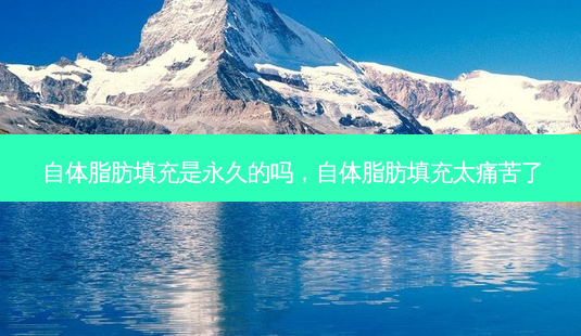 自体脂肪填充是永久的吗,自体脂肪填充太痛苦了-第1张图片-美选资讯网 自体脂肪填充是永久的吗,自体脂肪填充太痛苦了-第1张图片-美选资讯网