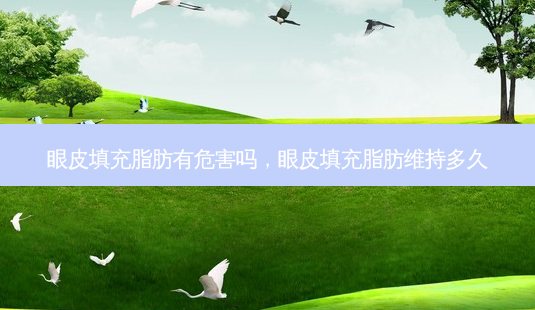 眼皮填充脂肪有危害吗,眼皮填充脂肪维持多久-第1张图片-美选资讯网 眼皮填充脂肪有危害吗,眼皮填充脂肪维持多久-第1张图片-美选资讯网
