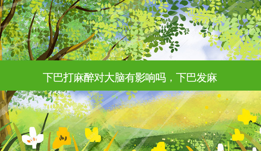 下巴打麻醉对大脑有影响吗,下巴发麻-第1张图片-美选资讯网 下巴打麻醉对大脑有影响吗,下巴发麻-第1张图片-美选资讯网