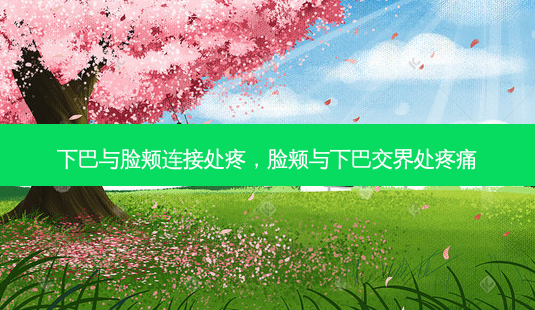 下巴与脸颊连接处疼,脸颊与下巴交界处疼痛-第1张图片-美选资讯网 下巴与脸颊连接处疼,脸颊与下巴交界处疼痛-第1张图片-美选资讯网