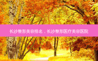 长沙整形美容排名，长沙整形医疗美容医院