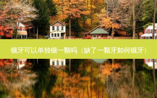镶牙可以单独镶一颗吗（缺了一颗牙如何镶牙）