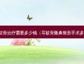 脸部软骨需要多少钱（耳软骨隆鼻整形手术多少钱）