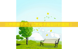 北京隆胸手术（北京做丰胸好的医院）