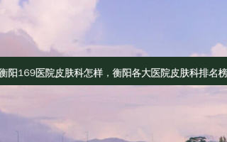 衡阳169医院皮肤科怎样，衡阳各大医院皮肤科排名榜
