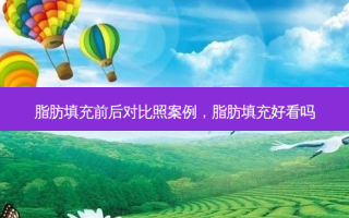 脂肪填充前后对比照案例，脂肪填充好看吗