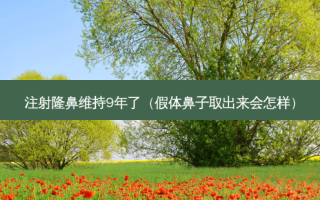 注射隆鼻维持9年了（假体鼻子取出来会怎样）