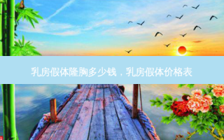  *** 假体隆胸多少钱， *** 假体价格表