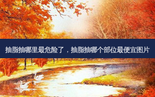 抽脂抽哪里最危险了，抽脂抽哪个部位 *** 图片