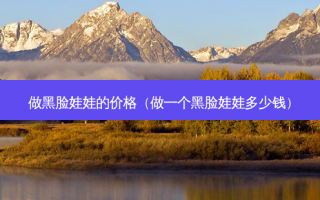 做黑脸娃娃的价格（做一个黑脸娃娃多少钱）