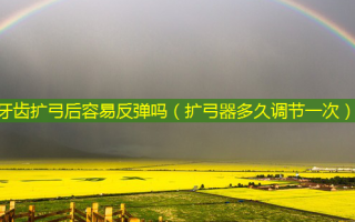 牙齿扩弓后容易反弹吗（扩弓器多久调节一次）