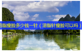 溶脂瘦脸多少钱一针（溶脂针瘦脸可以吗）