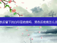 烫伤后留下的白印是疤痕吗，烫伤后疤痕怎么去除