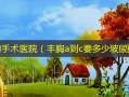 隆胸手术医院（丰胸a到c要多少玻尿酸）