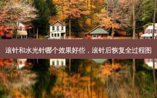 滚针和水光针哪个效果好些，滚针后恢复全过程图