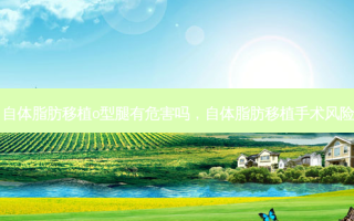 自体脂肪移植o型腿有危害吗，自体脂肪移植手术风险