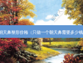 朝天鼻整形价格（只做一个朝天鼻需要多少钱）