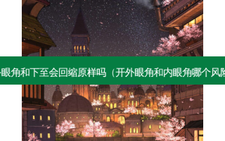 开外眼角和下至会回缩原样吗（开外眼角和内眼角哪个风险大）