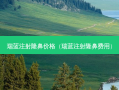 瑞蓝注射隆鼻价格（瑞蓝注射隆鼻费用）